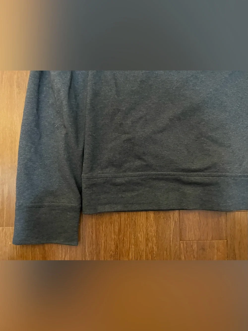 Pact Hoodie Full Zip Mens M Charcoal Gray Organic Cozy Soft
